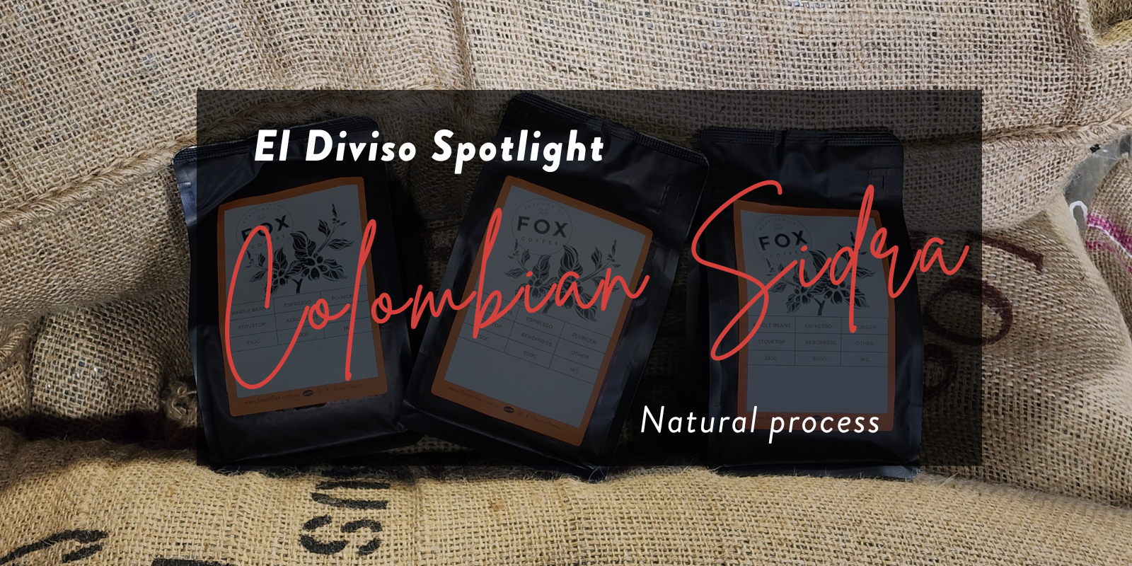 El Diviso Coffee Flight Trio: Sidra Natural